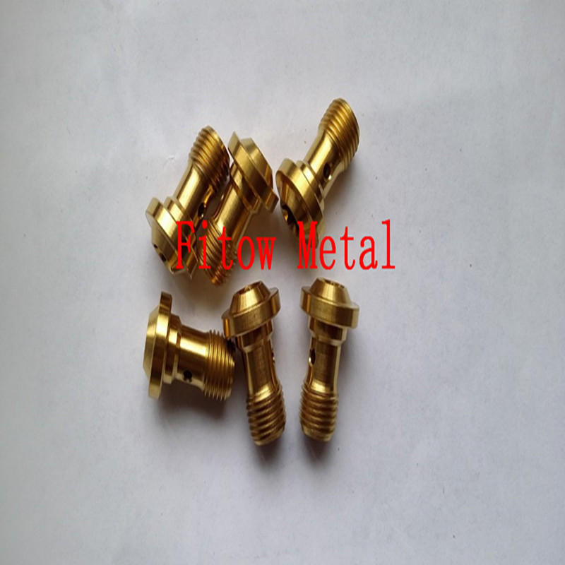 Motorbike 64 Titanium Bolt M10*19 golden