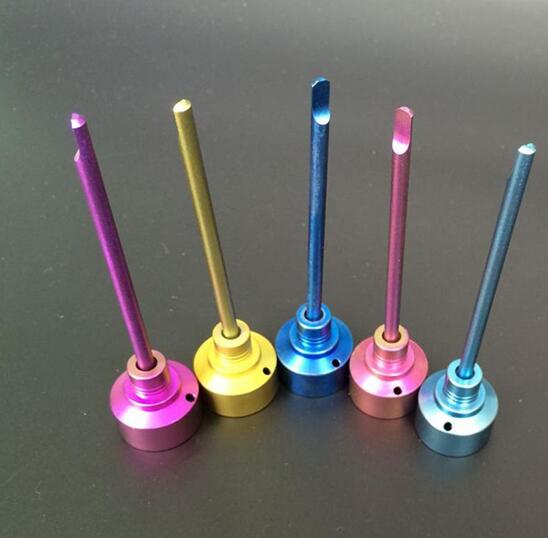  Domeless Titanium nail color Carb Cap 18mm Male