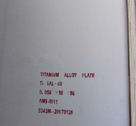 AMS 4911 Ti6al4v gr5 titanium alloy sheet
