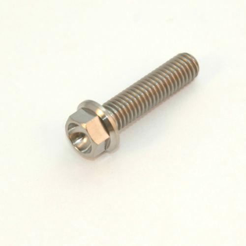 M6 M8 M10 titanium hex flange head bolts DIN 6921 