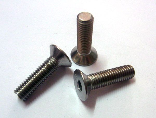 Titanium Hex Socket Countersunk Bolts DIN7991