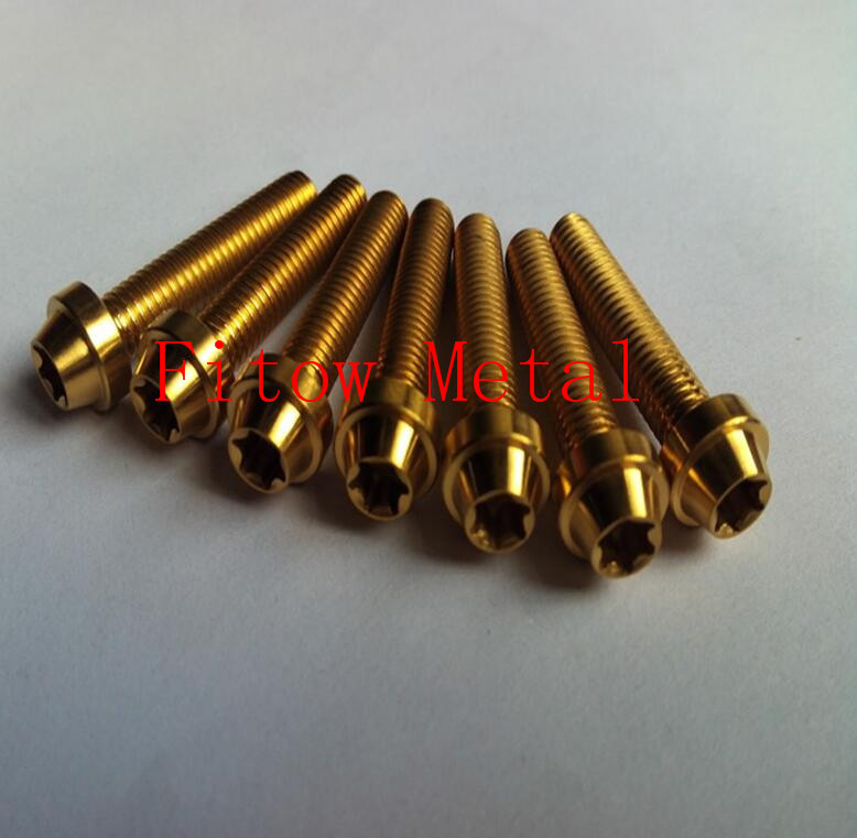 motorcycle titanium alloy bolts GRADE 5 TITANIUM 64TI M6*30