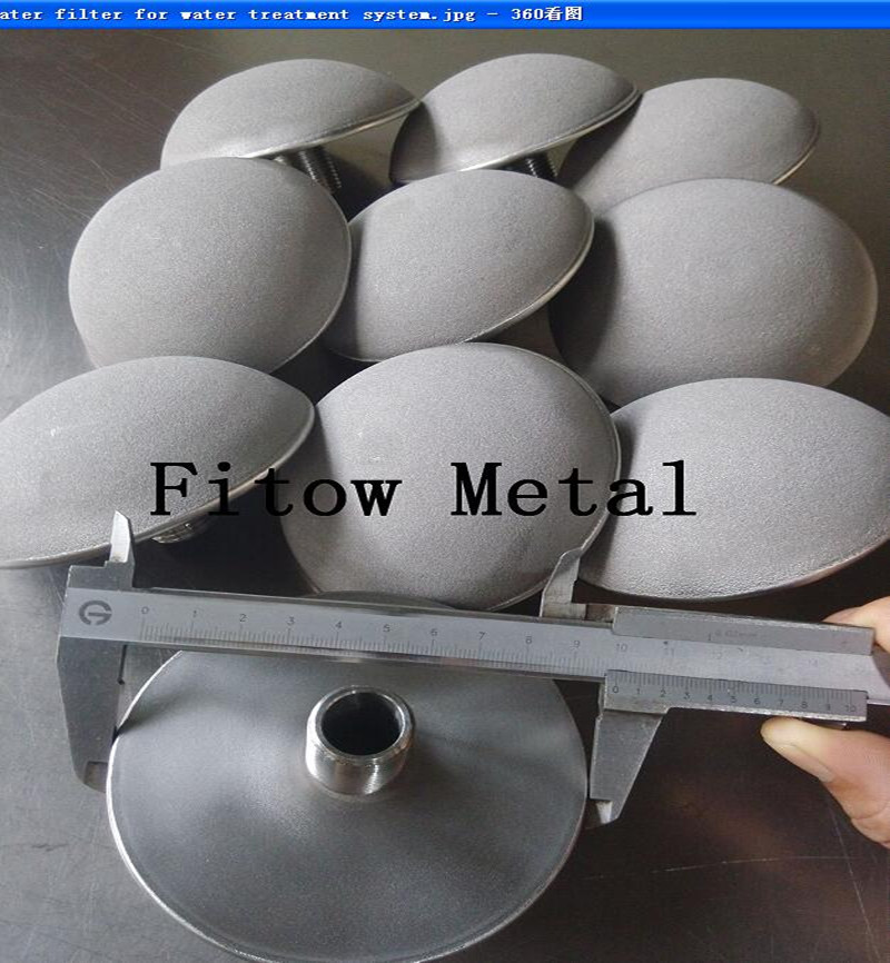 Sintered metal titanium plate aerator, titanium metal aerator