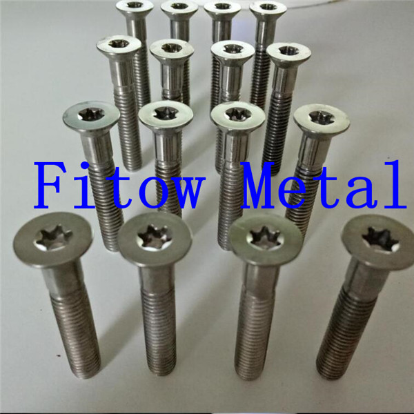 Ti6Al4V Titanium Countersunk Torx Bolt M6*40