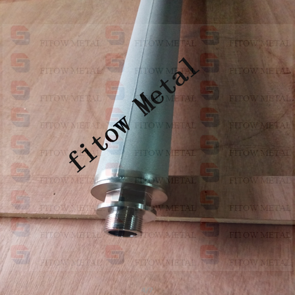 stainless stee alloy sinter powder filter pipe OD50*500 10um