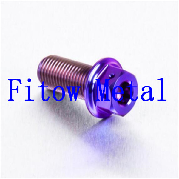  GR5 TI6AL4V Titanium Dual Drive Bolts M10-1.25 x 25mm Race Spec