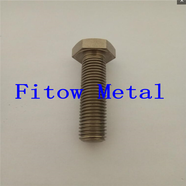 DIN 933 M8-P1.25X30 FULL THREAD HEXAGON HEAD SCREWS  Gr12 Titanium