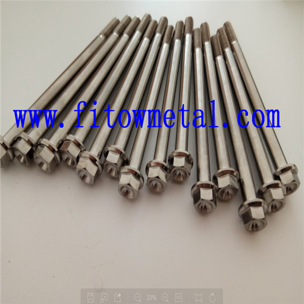 M6 *90 HEXAGON FLANGE BOLT TITANIUM 6AL-4V GR5