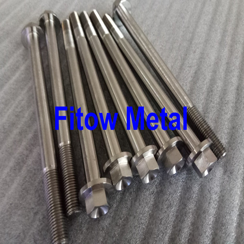 GR5 titanium non standard flange bolts 