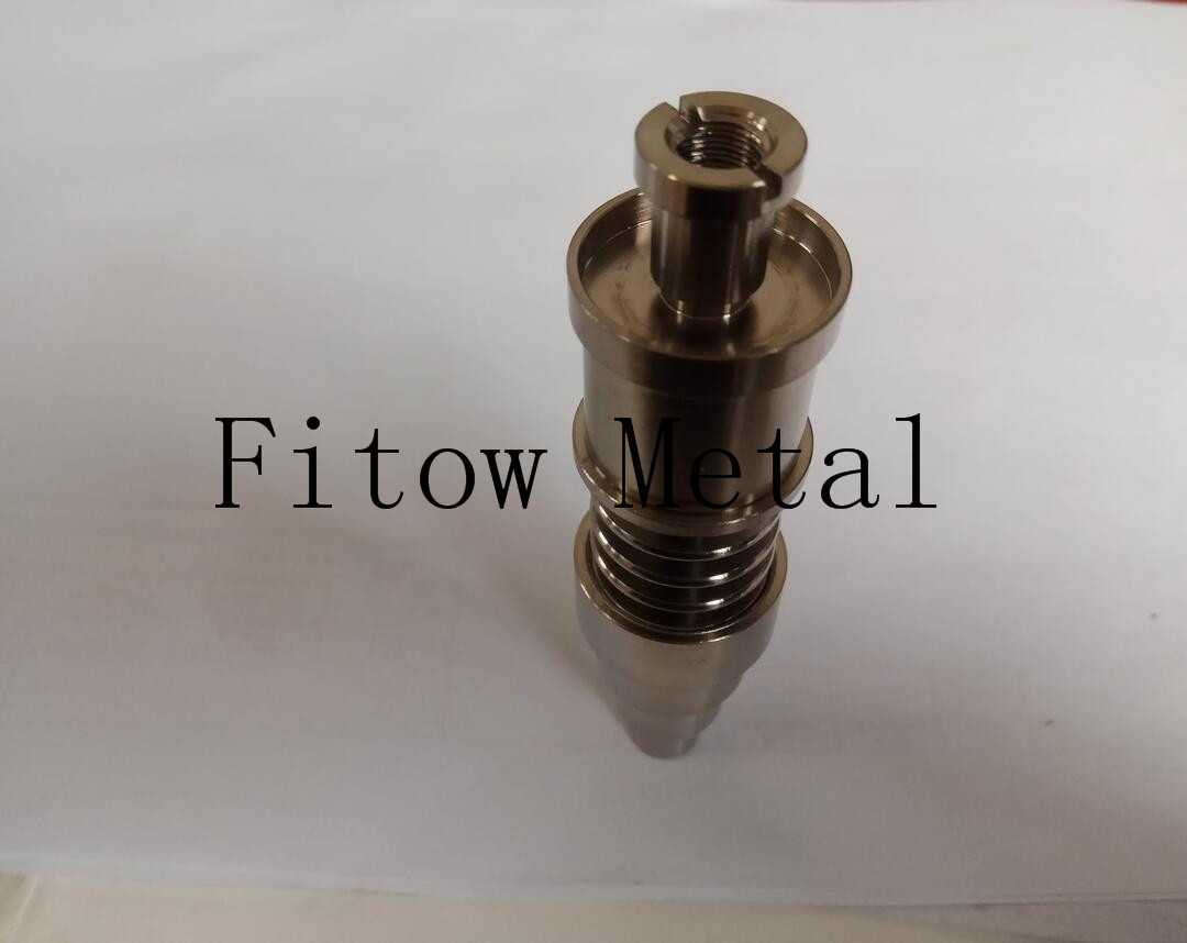 Pure Gr2 Titanium Ti Nail with Quartz Bowl.