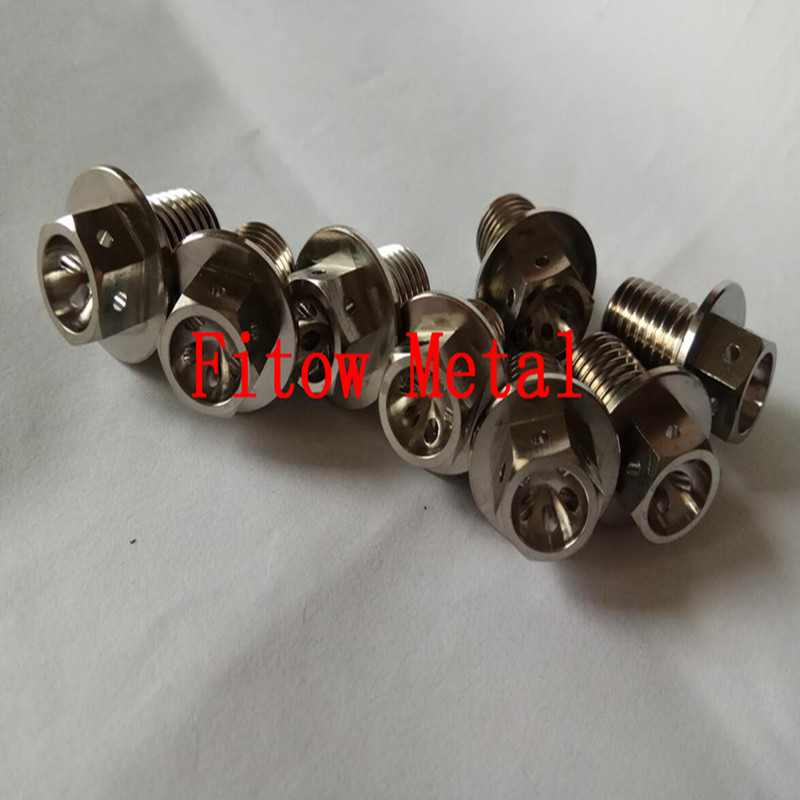 titanium Non-Standard Customized Screw flange Head Bolts