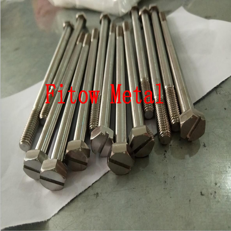 Titanium ti hexagon hex bolts screw fastener DIN933 for bicycle bike motor motorcycle 