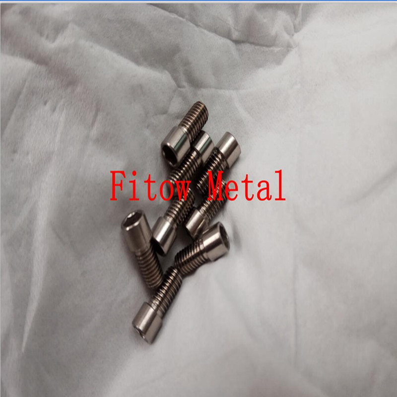 Gr2 titanium round  Head screw UNF 10-32 X 3/8