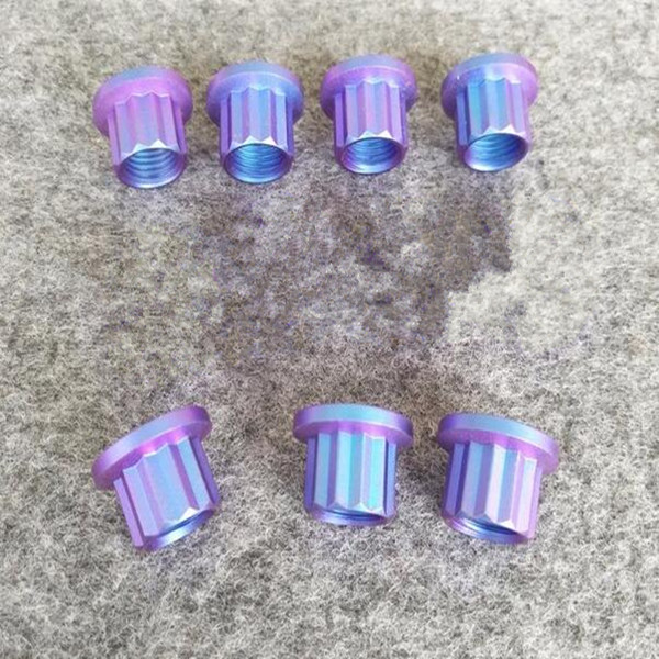 Gr5 Titanium 12 Point Flange Nuts