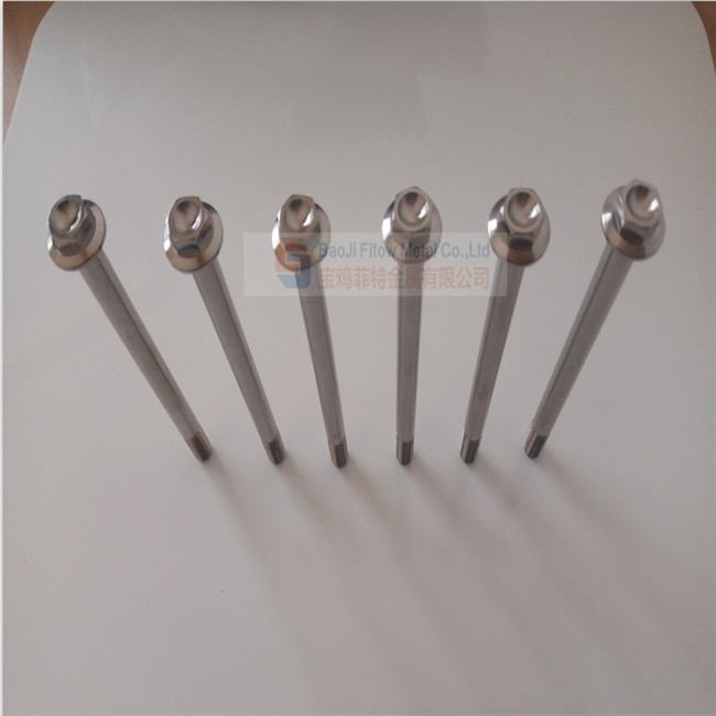  motorcycle titanium hex flange head screw bolt M8*115