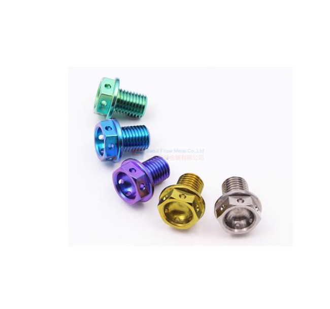 Titanium Ti Dress Up Oil Drain Plug Bolt M10*1.25mm 