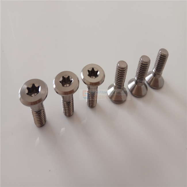 M6*16 Titanium Motorcycle Countersunk Bolt