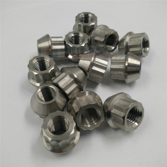 Titanium 12 point wheel lug nuts