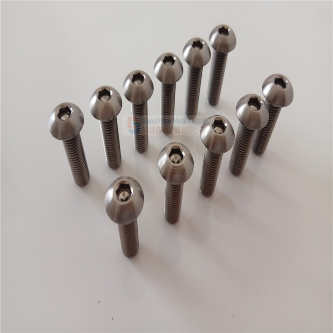 Tianium alloys Button Head Socket Cap Screws M8*30