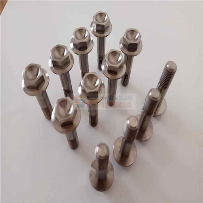 Din6921 Titanium Alloy Hex Socket Flange Bolts M10*45