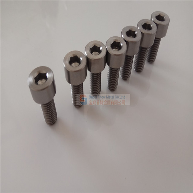 M8*20 Titanium Bolts cap head silver / plain DIN 912 / ISO 4762