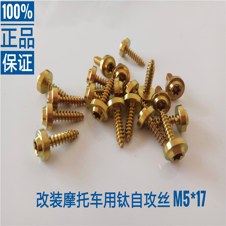 Titanium Self Tapping  Bolts  for motorcycle M4*15