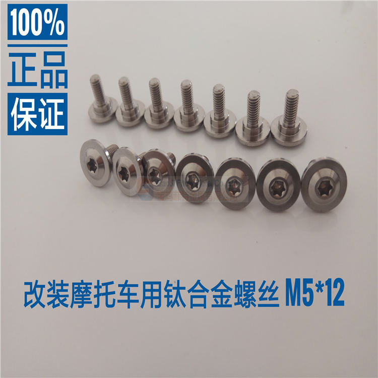 M5 Titanium Bolt Torx Head bolt with step M5*12 