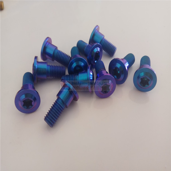 Ti64 GR5  Motorcycle Titanium Screw M8*17 with step